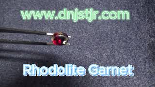 로돌라이트 가넷 Rhodolite Garnet 217 캐럿 827 x 674 mm GR00562 천연보석 httpwwwdnjstjrcom 탄생석 shorts [upl. by Nowaj143]