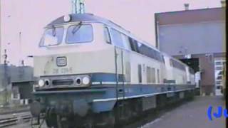 Akkutriebwagen der Baureihe 515 im ex Bw Oberhausen [upl. by Drof]