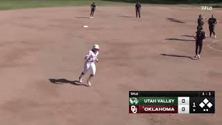 Kasidi Pickering Hits A Grand Slam To Start The OU Softball Season [upl. by Attey]