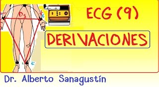 Electrocardiograma 9 DERIVACIONES de miembros y precordiales [upl. by Unhsiv333]