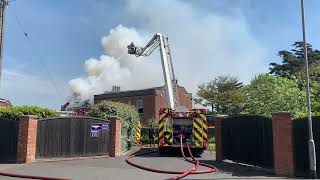 Brean pub fire BurnhamOnSeacom [upl. by Nomsed]