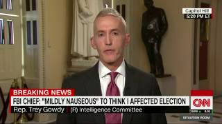 Congressman Trey Gowdy gets hits ear flicked by Duffy on CNN [upl. by Gualtiero]