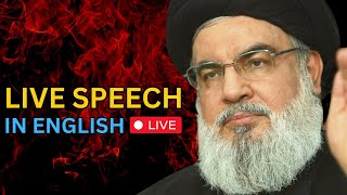 Nasrallah First Speech Since Oct 7 LIVE Translation Arabic to English  Hezbollah vs Israel [upl. by Adnamaa]