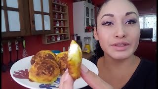 Tortitas de platano macho rellenas de quesoFABI CEA [upl. by Einatirb822]