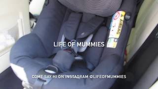 MaxiCosi Axissfix car seat review [upl. by Olrac104]