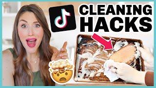 GENIUS TIKTOK CLEANING HACKS YOU HAVE TO TRY 🤯 [upl. by Moritz]