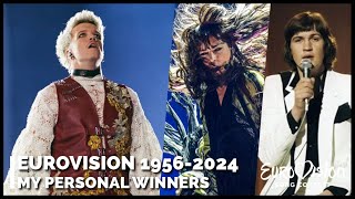 Eurovision My Personal Winners 19562024 [upl. by Willetta]