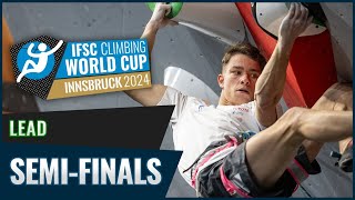 🔥IFSC Lead Semi Final Innsbruck 2024  Women and Men 🔥 [upl. by Ingraham]