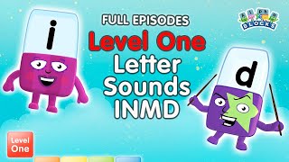 Stayathome  Alphablocks Level One  FULL EPISODES  Letter Sounds  INMD  HomeSchooling [upl. by Fairbanks]