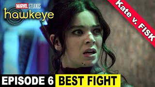 Hawkeye Episode 6 BEST FIGHT SCENE  Kate vs Kingpin Fisk FIGHT [upl. by Zerlina]