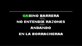 Gabino Barrera  Karaoke  HD  Cántala Con Karaoke [upl. by Anthia132]