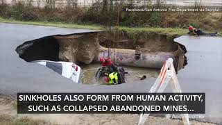 Why sinkholes form under roads [upl. by Anividul]