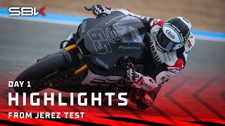 HIGHLIGHTS Historic debuts and epic comebacks on a rainy Day 1 of Test at Jerez ☔️ [upl. by Nnasus]