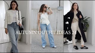 AUTUMN OUTFIT IDEAS 24  16 Minimal Chic Outfits amp My Wishlist [upl. by Eelanna]