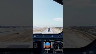 Airbus A350 Cockpit View Landing at Los Angeles xplane12 flightsimulator cockpitview [upl. by Duthie675]