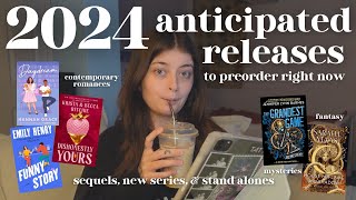 50 anticipated book releases to preorder right now for 2024📚💘✨ romance fantasy amp mystery books [upl. by Ynattib]