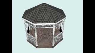 Gazebo plans free [upl. by Neema]