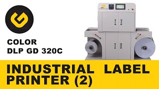 Industrial Label Printer  Color DLP GD 320C [upl. by Worsham]