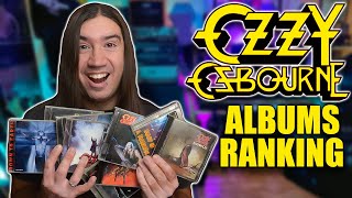 Ozzy Osbourne  Album Rankings  Worst to Absolute Best [upl. by Adnak659]