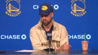 Klay Thompson PostGame Interview  Chicago Bulls vs Golden State Warriors [upl. by Eenaj]