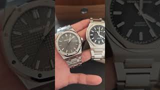 Audemars piguet 15500st 41mm VS Girard perregaux laureato 42mm  high end luxury sports steel watch [upl. by Ethelda]