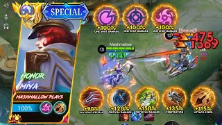 MIYA BEST 1 HIT BUILD 2024 MUST TRY │ BUILD TOP 1 GLOBAL MIYA  MLBB [upl. by Arfihs793]