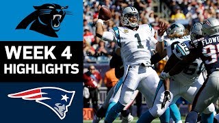 Panthers vs Patriots  NFL Week 4 Game Highlights [upl. by Amles]