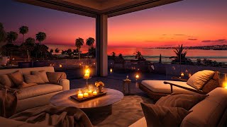 Seaside Night Jazz Ambience In Super Luxurious Hotel 4K Enjoy Elegant Instrumental Jazz by the Sea [upl. by Amrac]