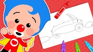 Vamos Colorir Tuni 🚌 🎨  Aprendendo com Um Herói do Coração [upl. by Solraced]