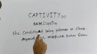 CAPTIVITY tamil meaningsasikumar [upl. by Gonick530]