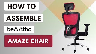 beAAtho Amaze Mesh High Back Office Revolving Chair Assembly Video [upl. by Roberts]