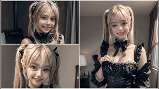 AI Art  Gothic Lolita  Twintails  고딕 로리타  트윈테일  ゴスロリ  ツインテール  哥特洛麗塔  雙馬尾 愛美圖 AI Pretty [upl. by Alastair537]