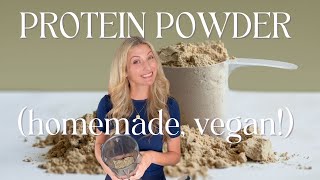 Make Your Own PROTEIN POWDER vegan recipe [upl. by Cinemod]