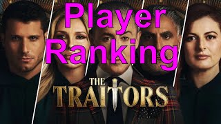 The Traitors Season 1 Player Ranking [upl. by Nairbal]