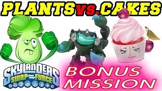 Lets Play Skylanders Swap Force Plants vs Cakes Bonus Mission w Scorp [upl. by Kryska842]