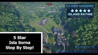 Jurassic World Evolution How To 5 Star Isla Sorna Step by Step WalkthroughTutorial EP 1 [upl. by Edrei]