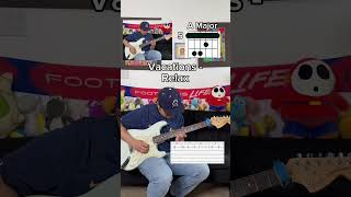 Vacations  relax guitar tutorial [upl. by Trik321]