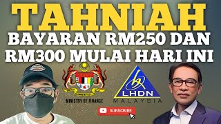 ALHAMDULILLAH RM250 DAN RM300 DIKREDITKAN PADA HARI INI [upl. by Mastrianni799]