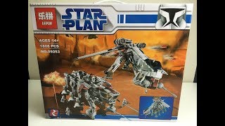 LEPIN Star Wars Republic Dropship with ATOT Review [upl. by Fredric]