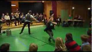 Hallingdans  Frikar  tevlinga 2013  halling dance [upl. by Labaw]