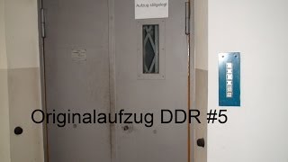 Originalaufzug DDR51979Personenaufzug500kg in HD 1080p [upl. by Aker476]