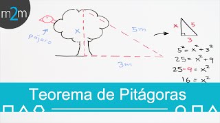 Teorema de Pitágoras Pythagorean theorem [upl. by Martz139]