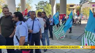 Sciopero dei mezzi a cremona scarsa sicurezza e carenza di autisti [upl. by Everest]