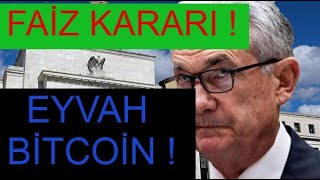 FED FAİZ KARARI  BİTCOİN NEDEN DÜŞÜYOR  DOGE İŞLEMİ SON DURUM [upl. by Kenelm]