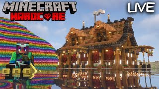 Building an Automatic Fish Farm in Hardcore Minecraft  Survival Lets Play 120 [upl. by Gans]