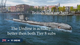 World of Warships  Undine Review she is better then both tier 8 subs [upl. by Perri]