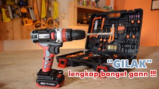 bor baterai cordless murah terlengkap  PAZTO 330DWE CORDLESS IMPACT DRILL [upl. by Omocaig]