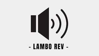 Lambo Rev Sound Effect [upl. by Assen]