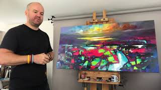 Taoist Landscape Time lapse painting by Scott Naismith [upl. by Harad216]