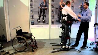 Paraplegics  Standing up from wheelchair [upl. by Laeynad]